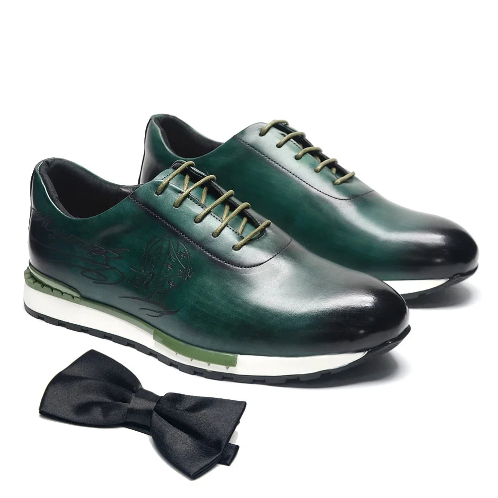 Burgundy leather dress oxfords styled for business and formal occasions with timeless design