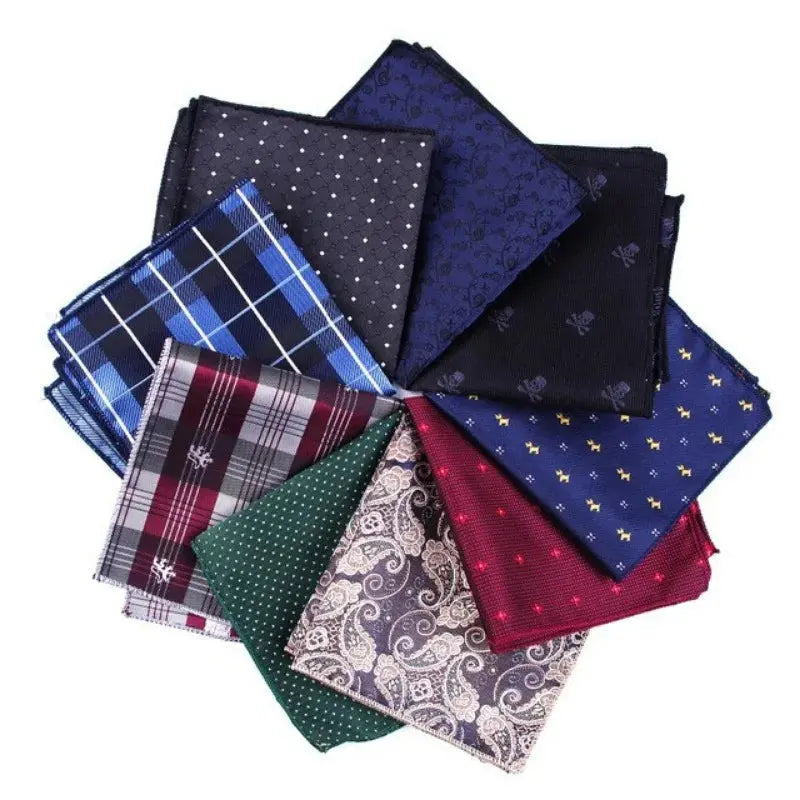 Sophisticated paisley pocket square, ideal for weddings and business meetings.