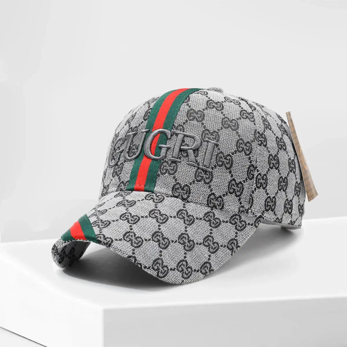 Sunlit Days Embroidered Cap on a model, illustrating its versatility for outdoor activities.