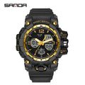 Analog-digital watch with a sophisticated design for men.