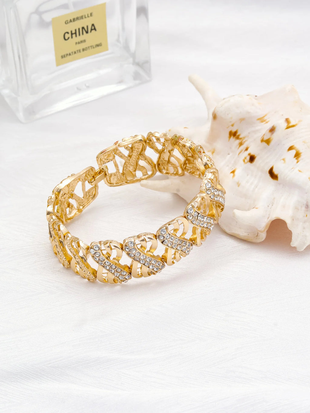 Fashion African Women Gold Color Earrings Bracelet Design Hollow Earrings Choker Necklace Bridal  Wedding Indian Party Jewelry