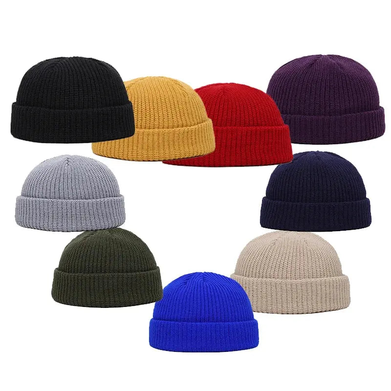 Urban explorer wearing a snug fit beanie, showcasing the cap's stylish design.