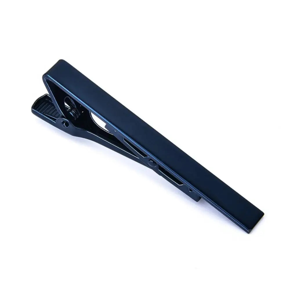 Sleek tie clip with a sophisticated sheen for modern men.