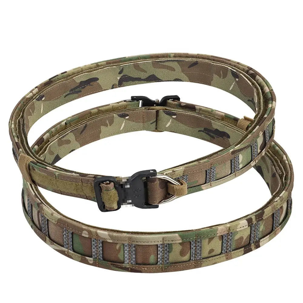 Black CORDURA combat belt with quick-release buckle for tactical operations.