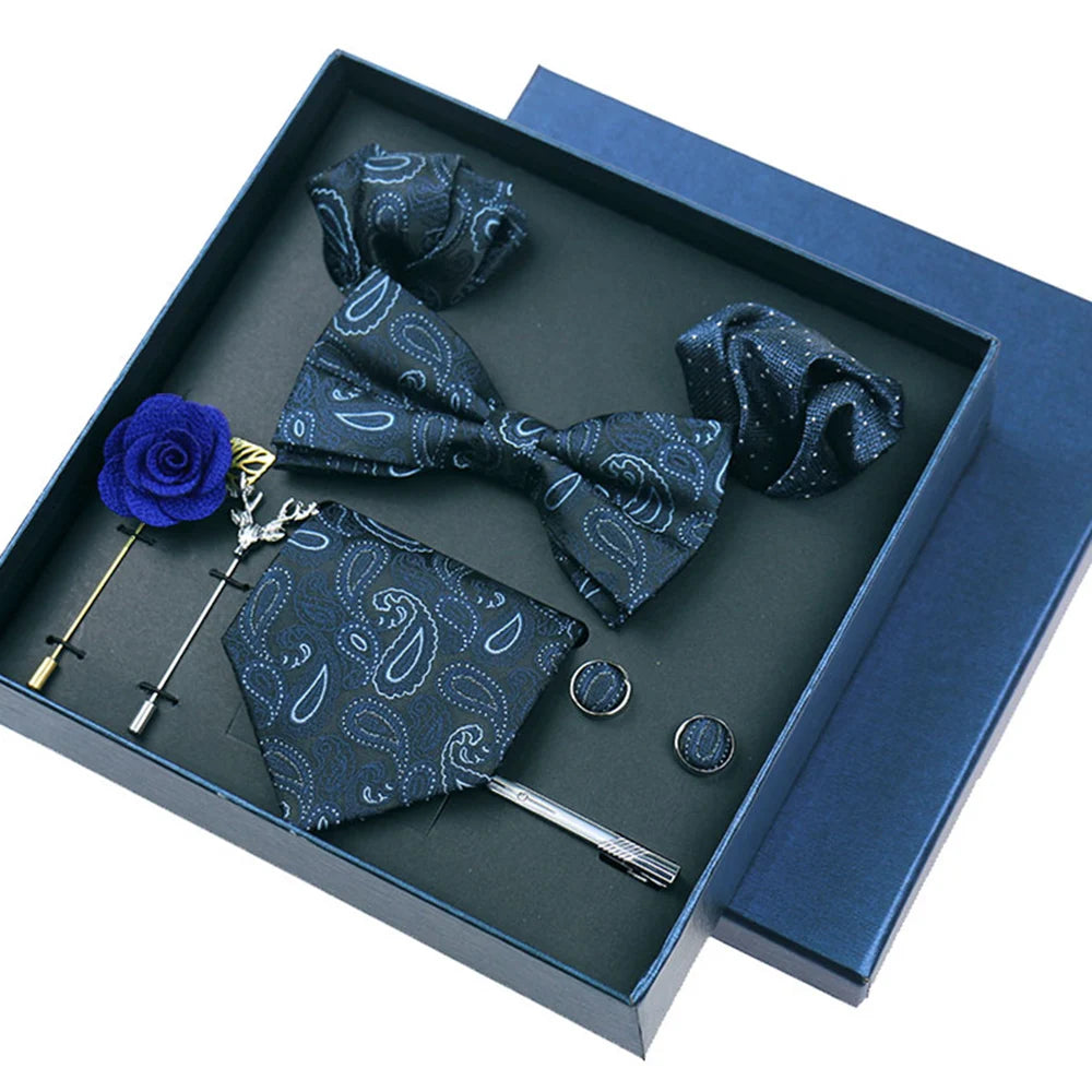 Premium formal ensemble featuring one-size-fits-all adjustable design
