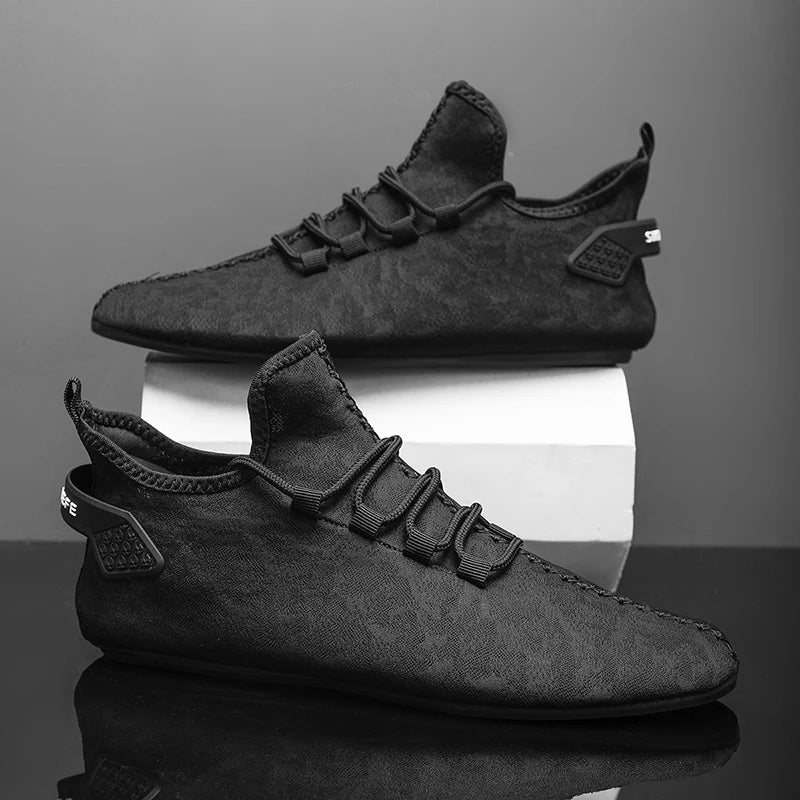 Men's summer loafers in tan, designed for durability and all-day comfort.