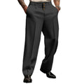 Elegant trousers in light gray, suitable for both formal and casual ensembles.