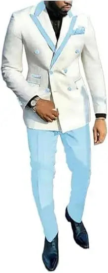 Versatile men's ensemble featuring a tailored blazer and fitted pants, suitable for various occasions.