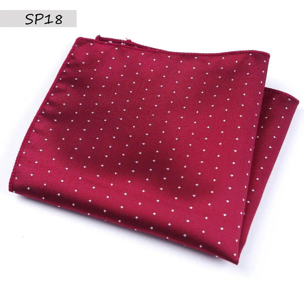 Silk-like texture pocket square, perfect for enhancing your business attire.