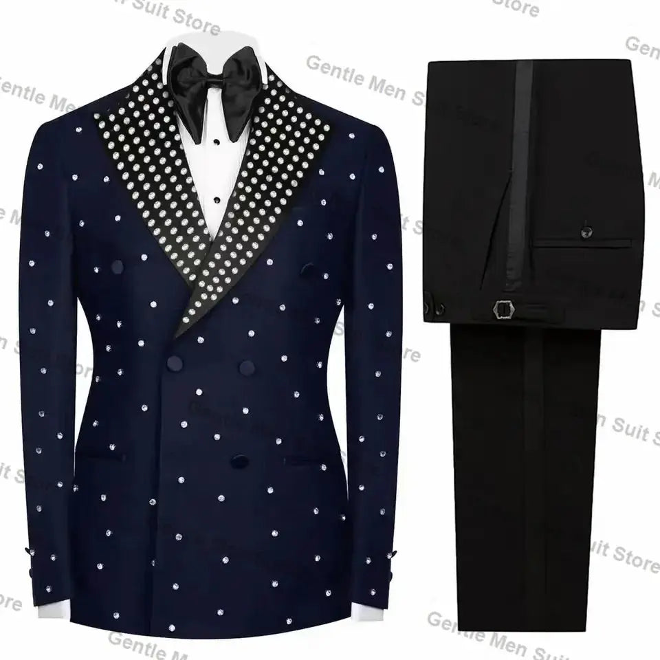 Full view of the tailored burgundy suit, perfect for weddings and business meetings.