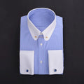 Model wearing the Boardroom-Ready shirt, showcasing its tailored fit.
