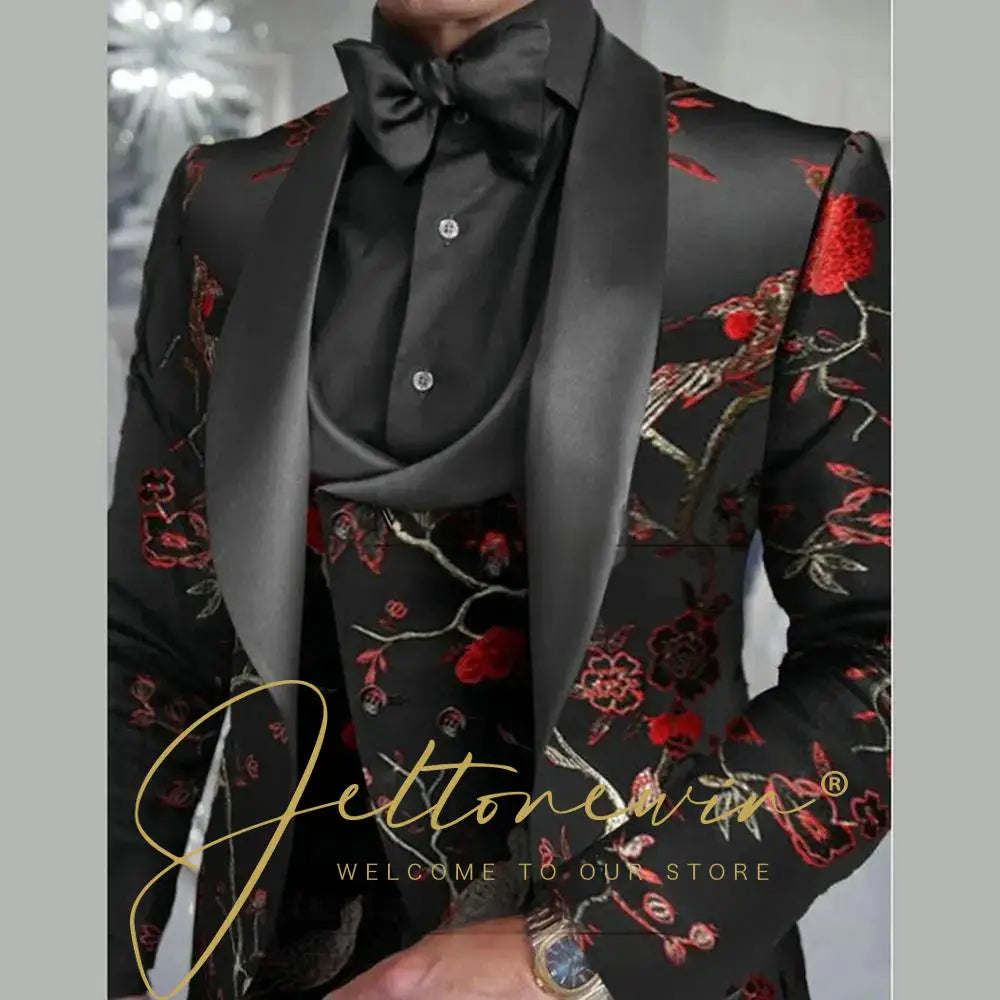 Men's formal attire featuring a stunning silhouette.