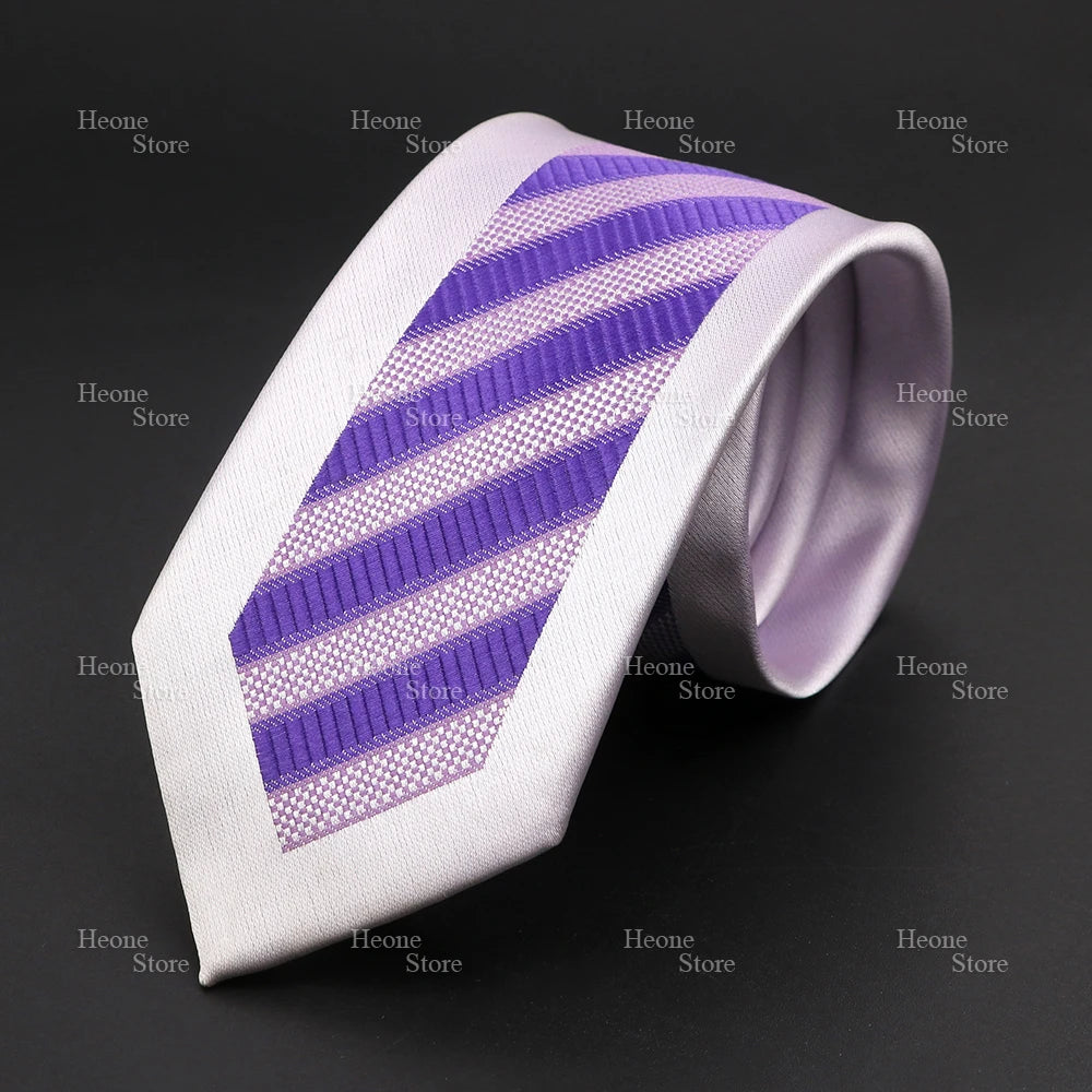Professional wardrobe tie featuring a modern design for men.