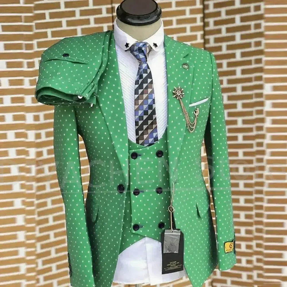 Detail of the suit's interior lining, showcasing attention to detail.