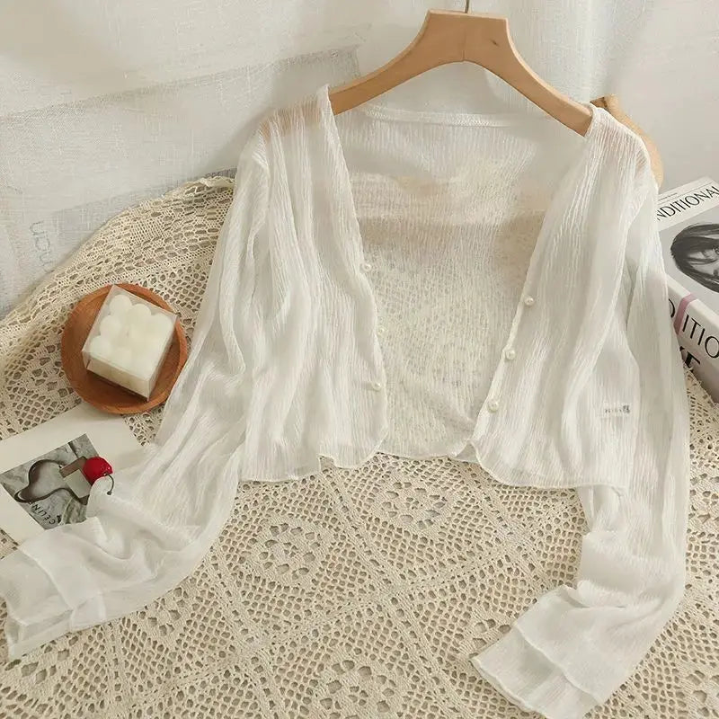 Breathable Summer Breeze Cardigan perfect for indoor and outdoor wear.