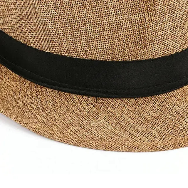 Elegant fedora hat with breathable fabric, maintaining shape for a polished look.