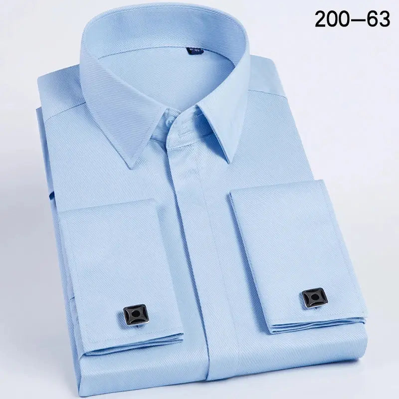 Command the Room shirt showcasing its elegant silhouette.