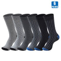 No-slip men's dress socks designed for all-day comfort.