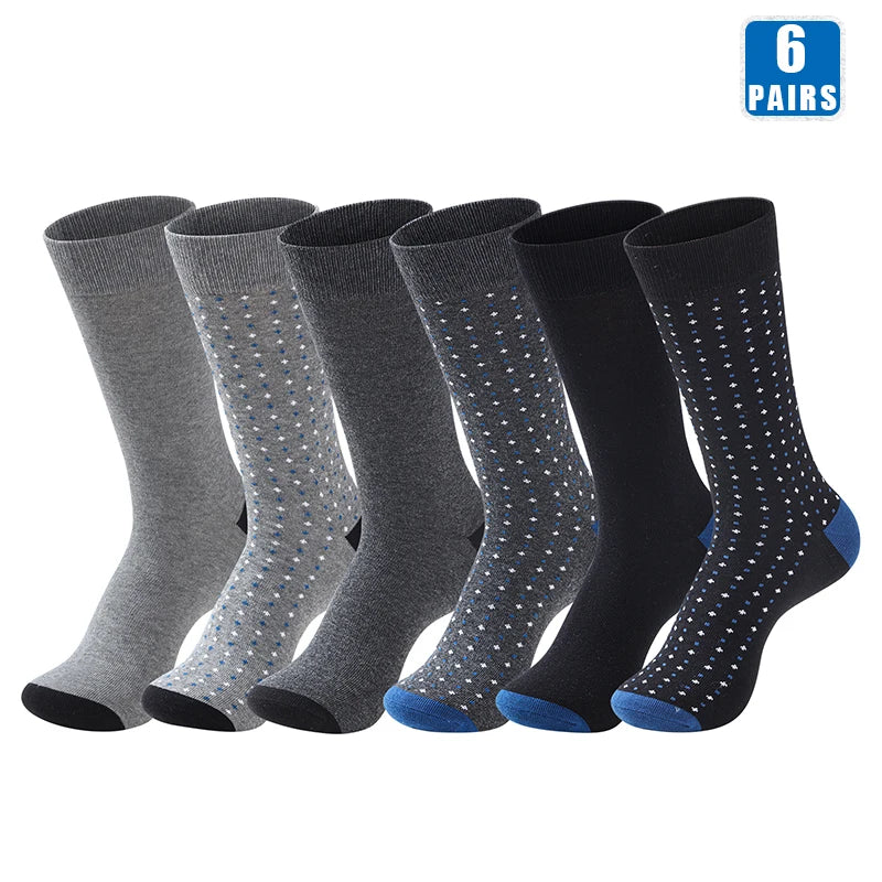 No-slip men's dress socks designed for all-day comfort.
