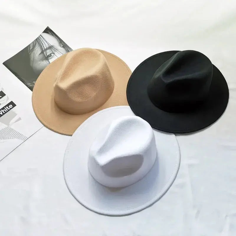 Classic navy blue fedora with a durable construction for all-season wear.