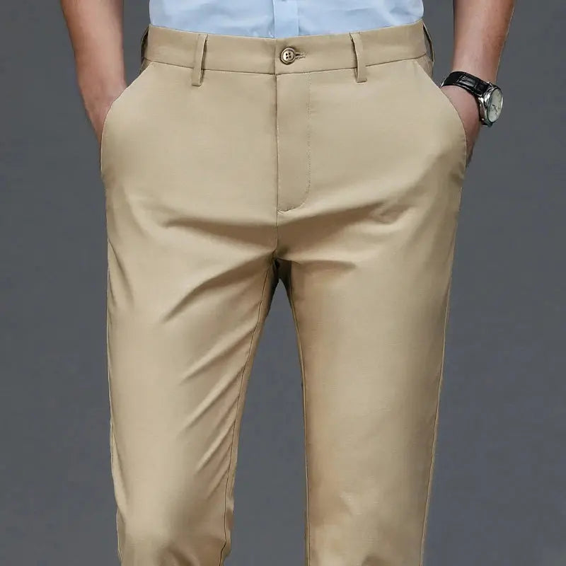 Close-up of midweight polyester fabric showcasing wrinkle-free quality.