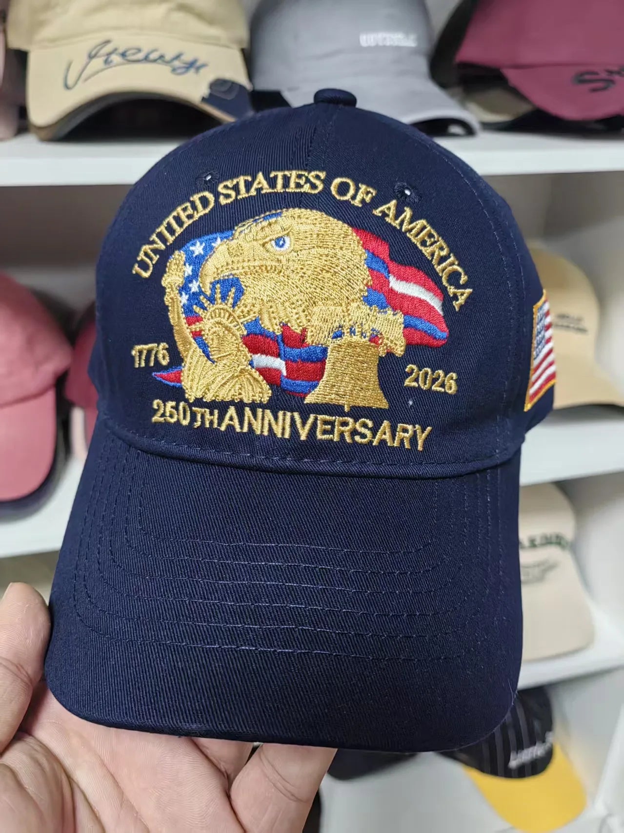 Retro style snapback cap featuring breathable mesh back panels and premium cotton front construction