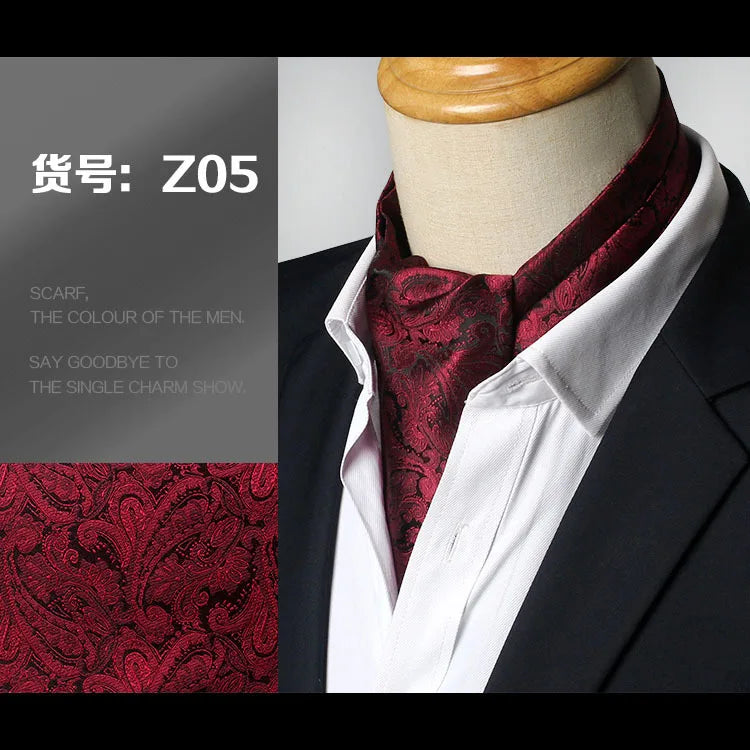 Sophisticated polka dot tie for blazers and waistcoats