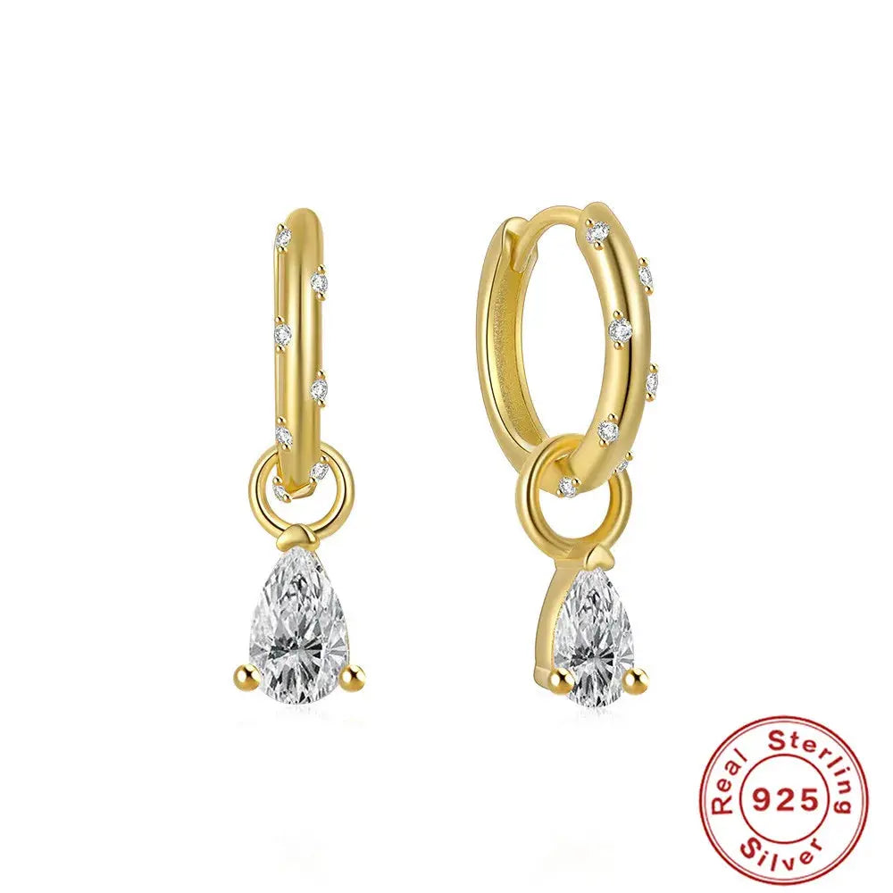 Luxury women's earrings made from high-quality 925 sterling silver.