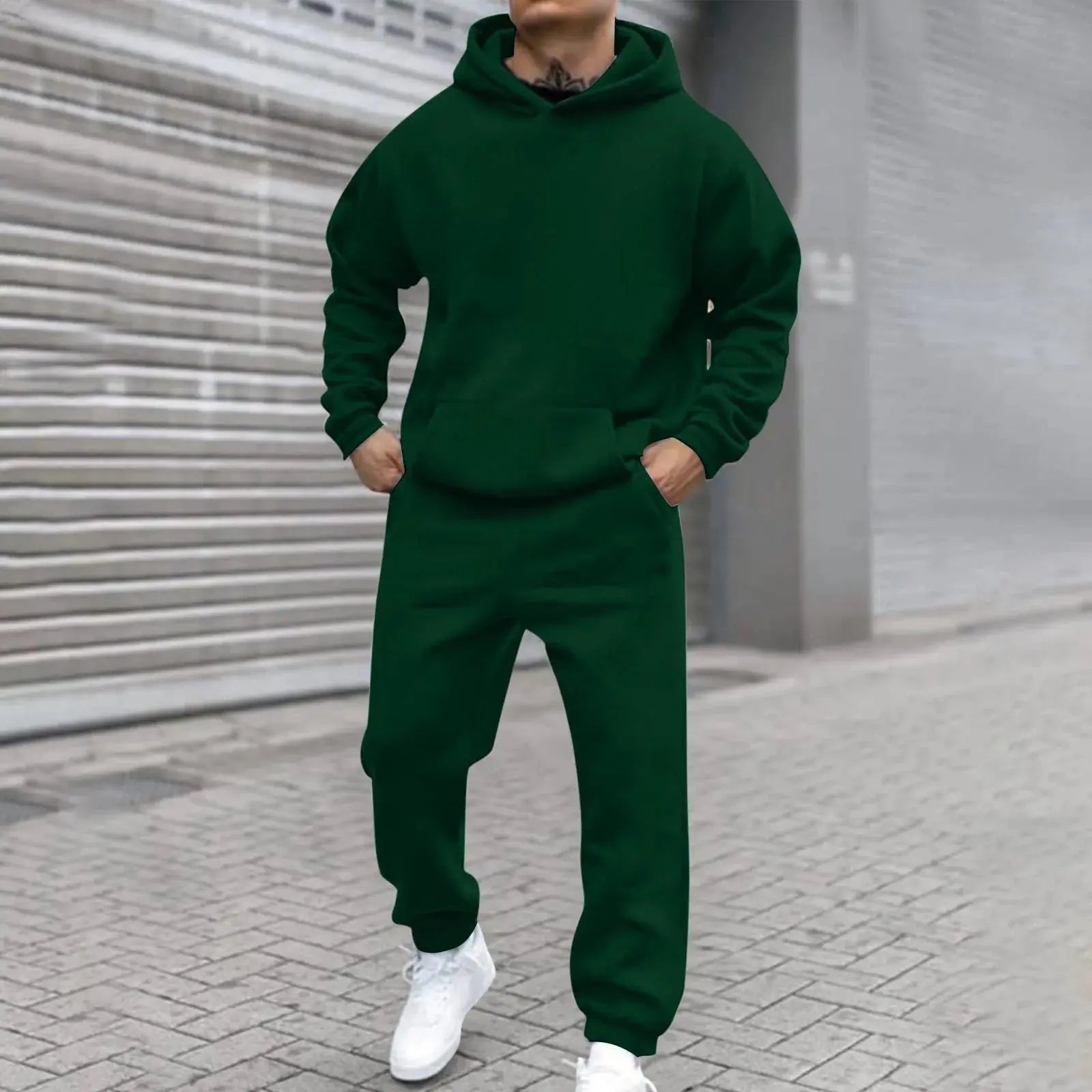 Versatile Men's Leisure Suit showcasing breathable, lightweight materials for warm weather.