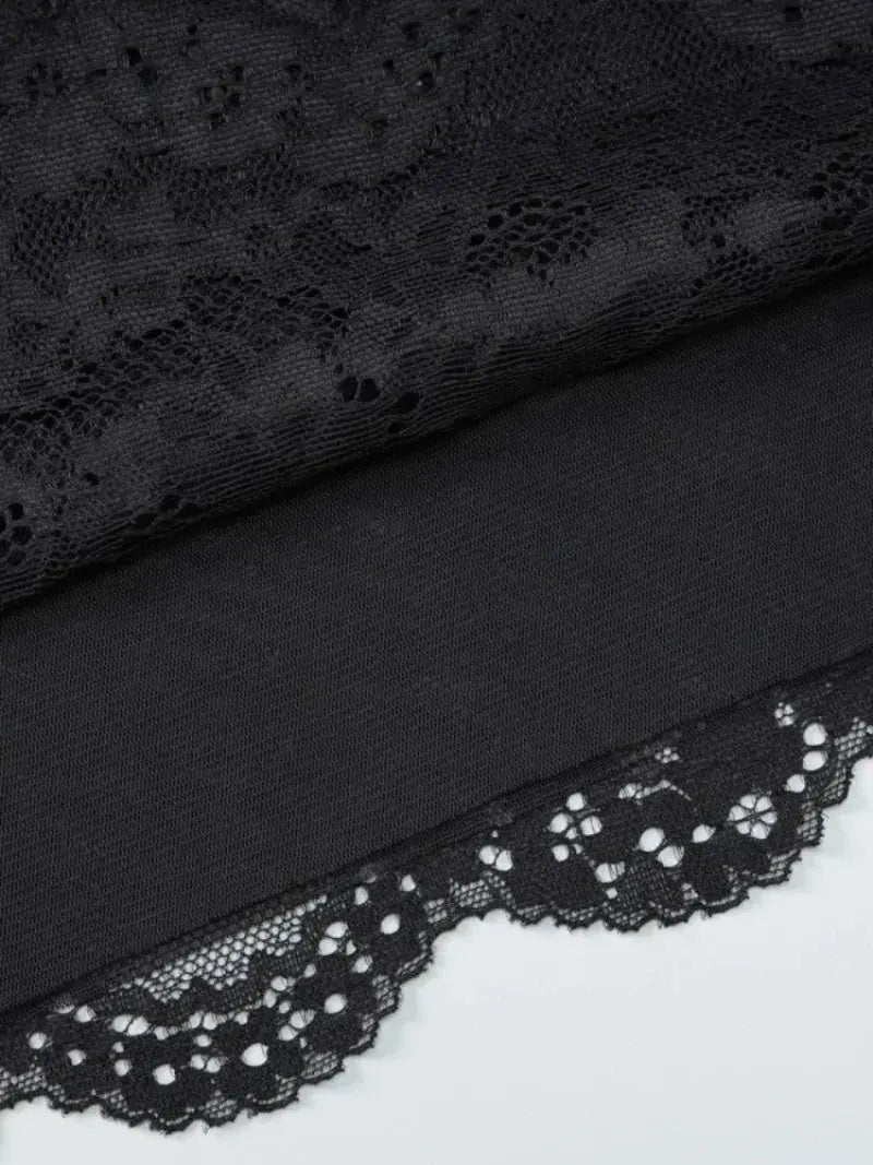 Midnight Whispers mesh dress styled for a night out, perfect for parties.