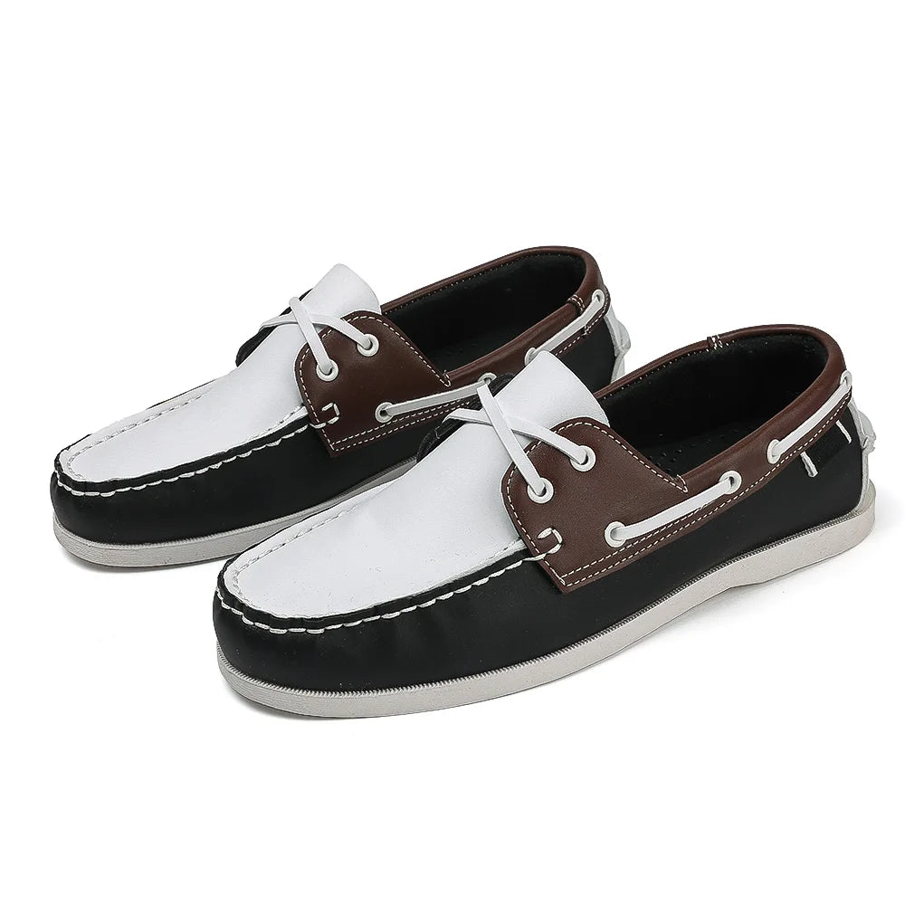 Men's summer loafers in timeless apron toe style for office to evening wear