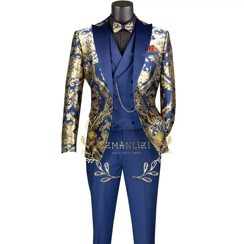Men's tuxedo set perfect for weddings and formal events.