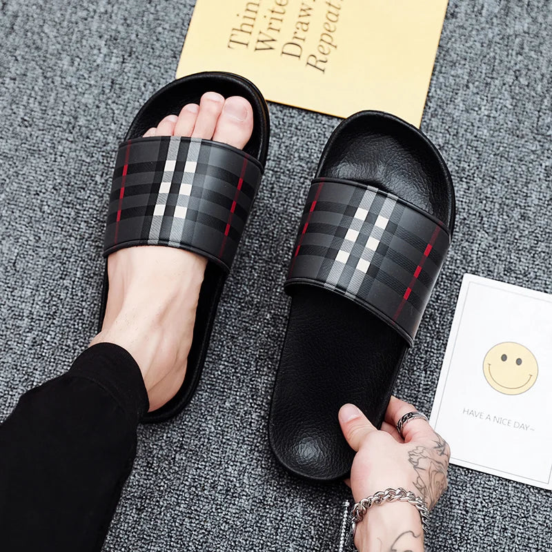 Close-up of the anti-slip sole on Breeze Through Summer sandals for secure grip.