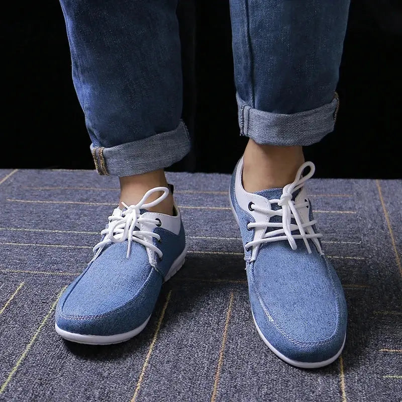 Breathe Easy Canvas Sneakers in classic black, ideal for casual outings.