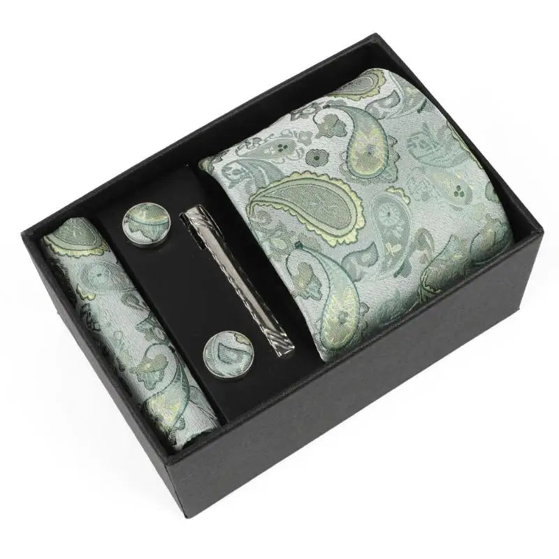 Durable silk tie clip, ensuring a polished and professional look.