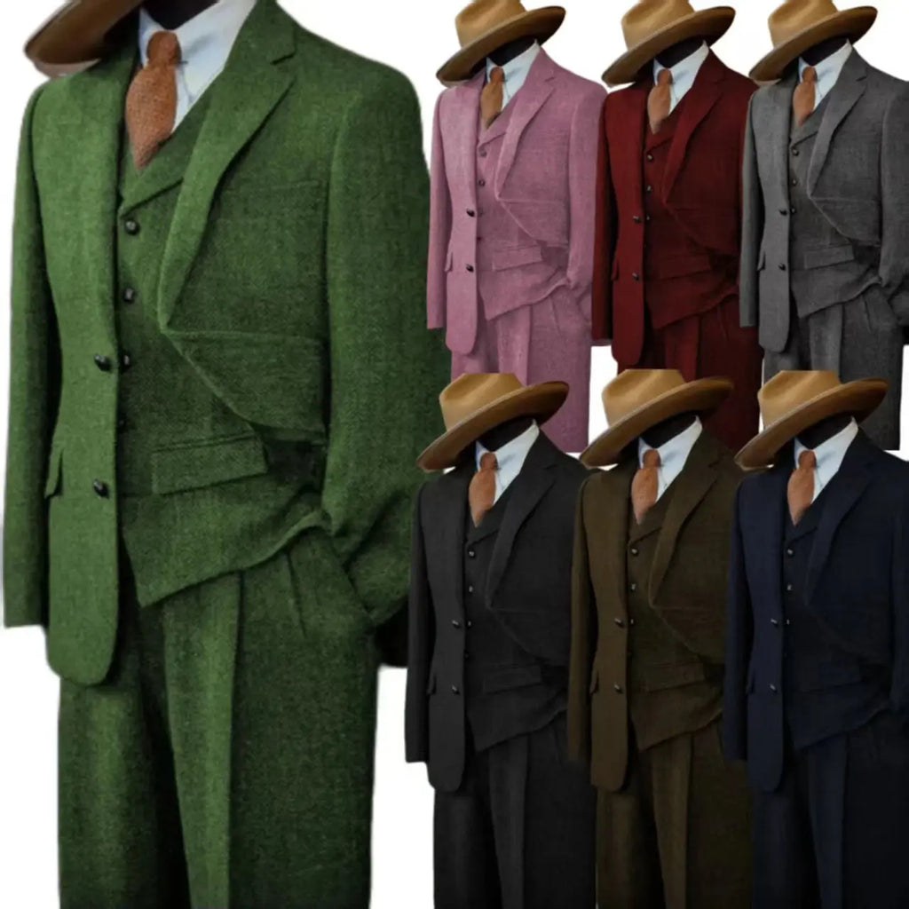 Command the Room suit displayed on a mannequin, highlighting versatility.