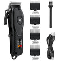 Lightweight grooming tool with long-lasting battery, ideal for on-the-go use.