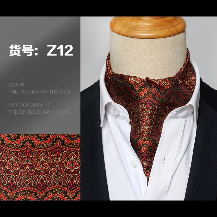Classic polka dot cravat for formal and casual looks