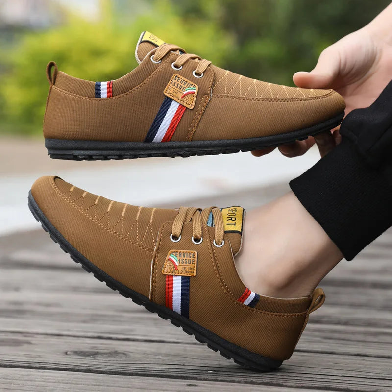 Seamless Comfort Driving Shoes in sleek black mesh for breathable all-day wear.