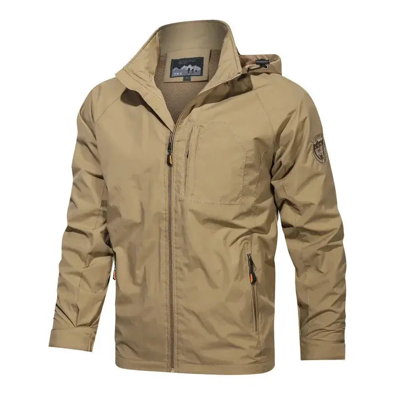 Men's Sharp Versatile Jacket in black, ideal for transitional outerwear.