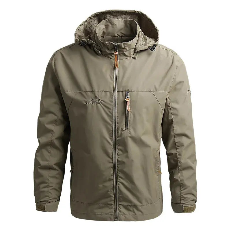 Adjustable fittings on the windbreaker, allowing for a customizable look and enhanced comfort.