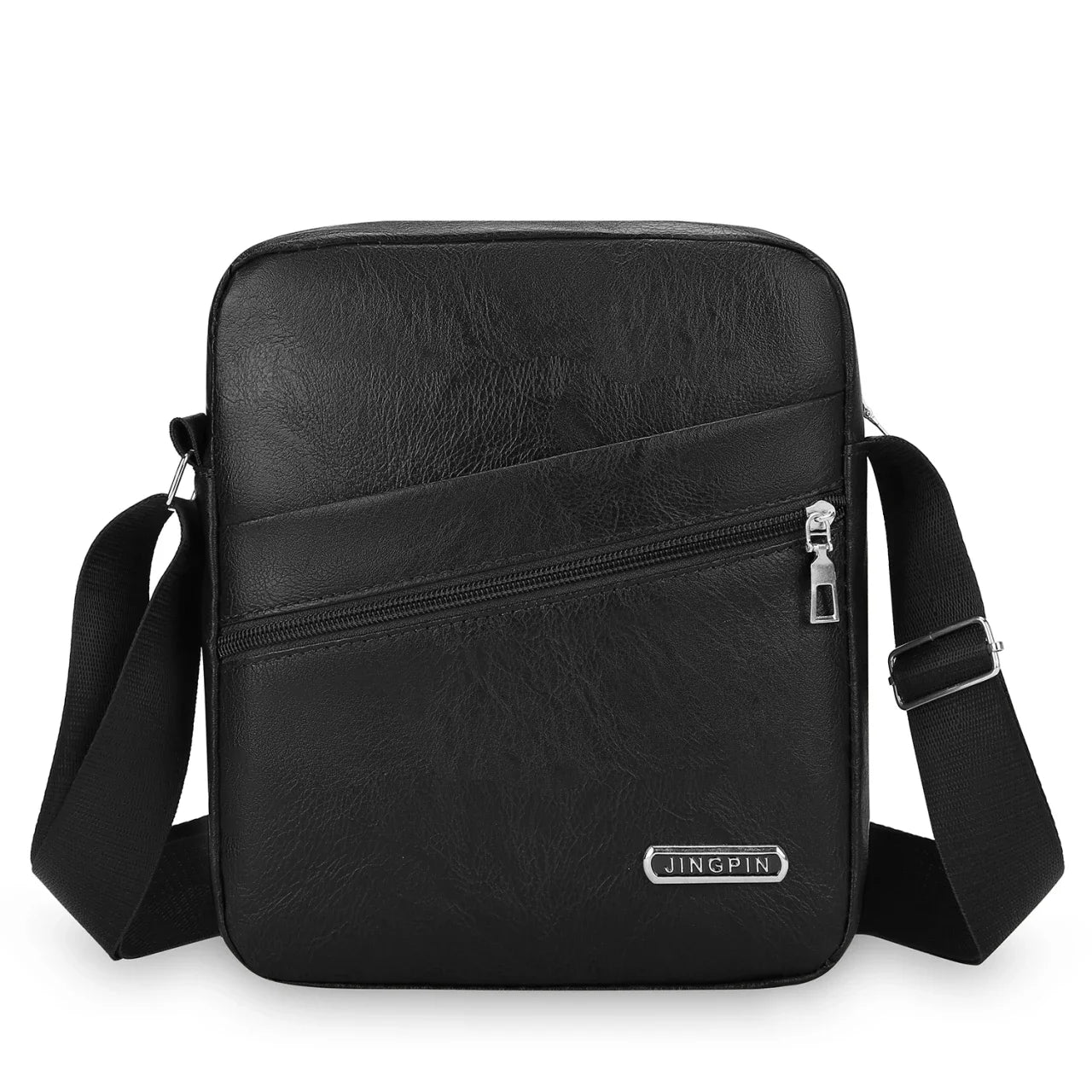 Urban messenger bag protecting laptop and documents from rain with waterproof nylon lining construction