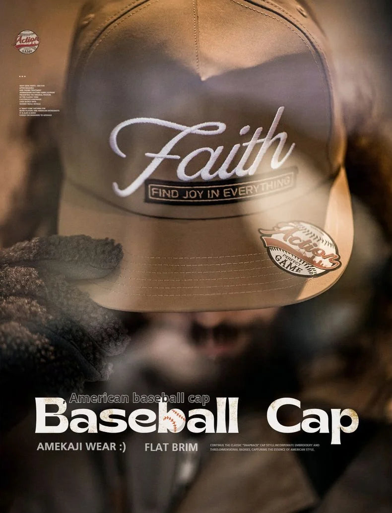 Vintage embroidered baseball cap in versatile unisex design for everyday wear