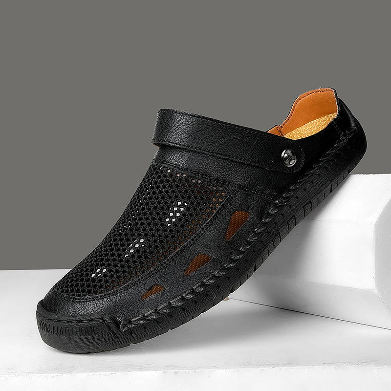 Non-slip rubber outsole of Breeze Through Summer Sneakers providing stability on various surfaces.