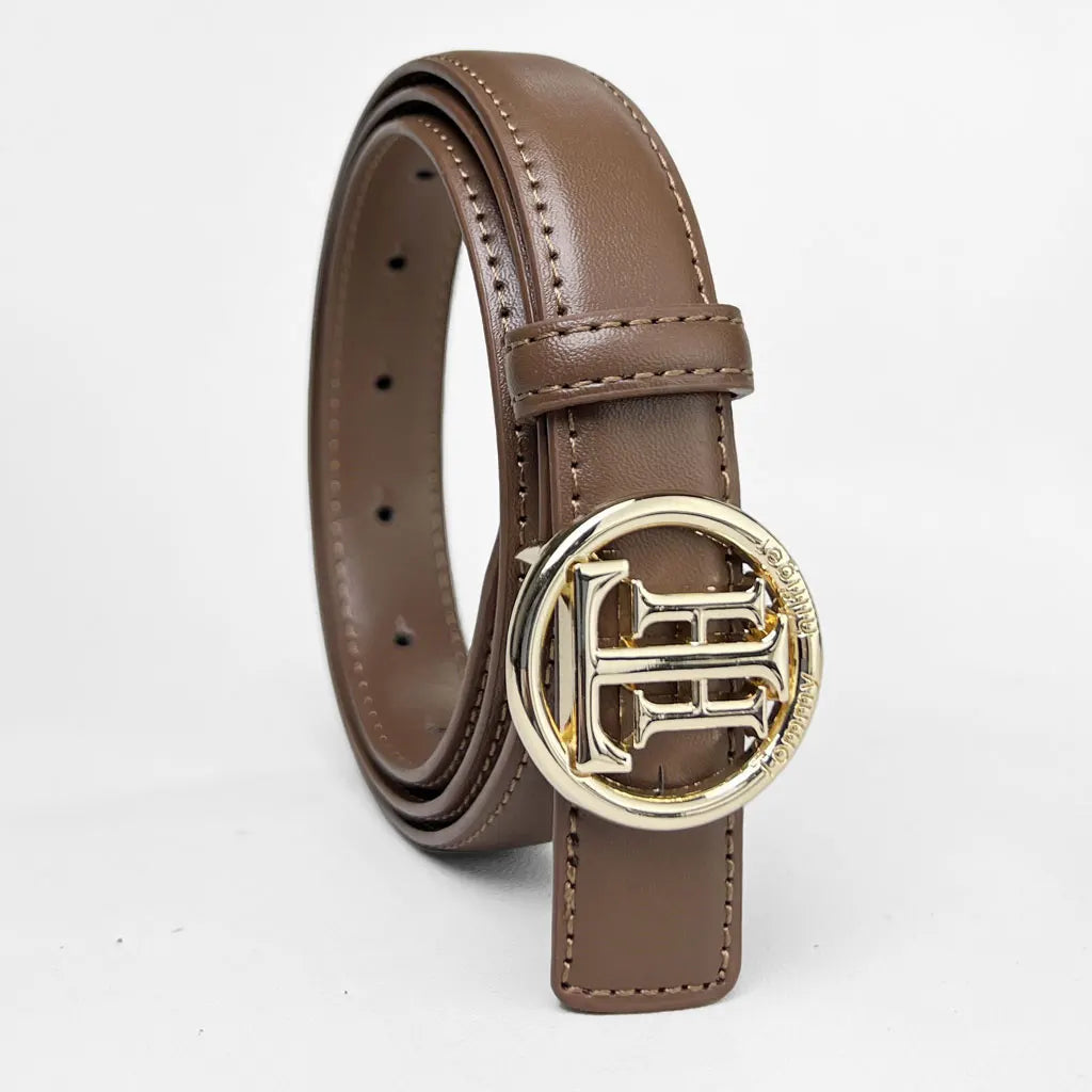 Close-up of the buckle on the Cinch Your Style belt.