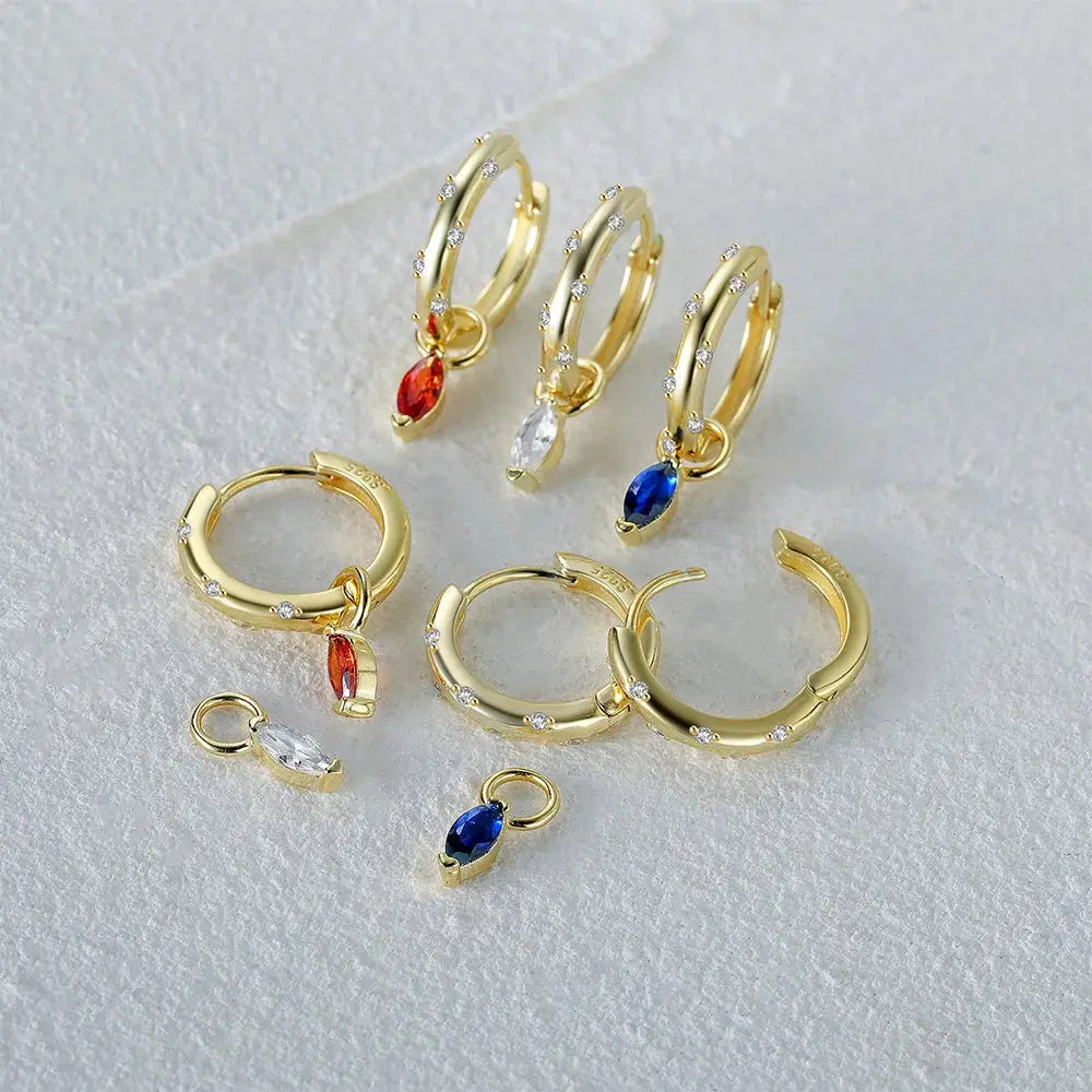 Elegant silver drop earrings featuring AAAAA zircon for lasting brilliance.