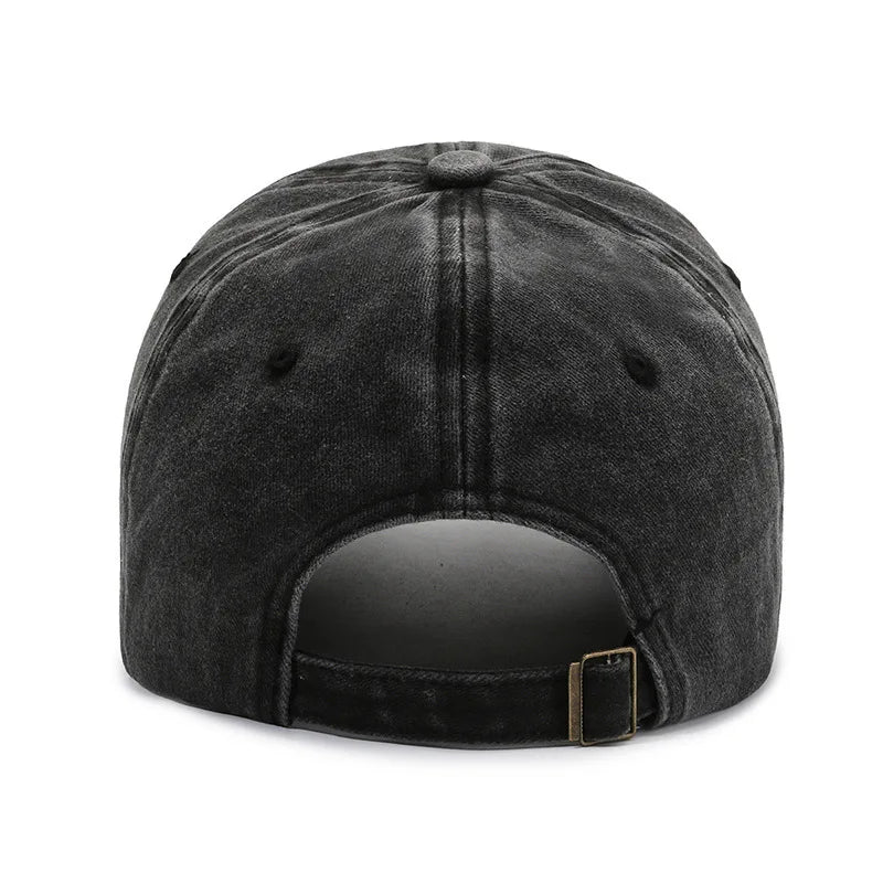 Unisex Vintage Vibes Cap featuring a nostalgic design for casual wear.