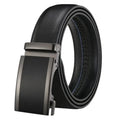 Luxe leather belt paired with casual outfit, illustrating its adaptability for various styles.