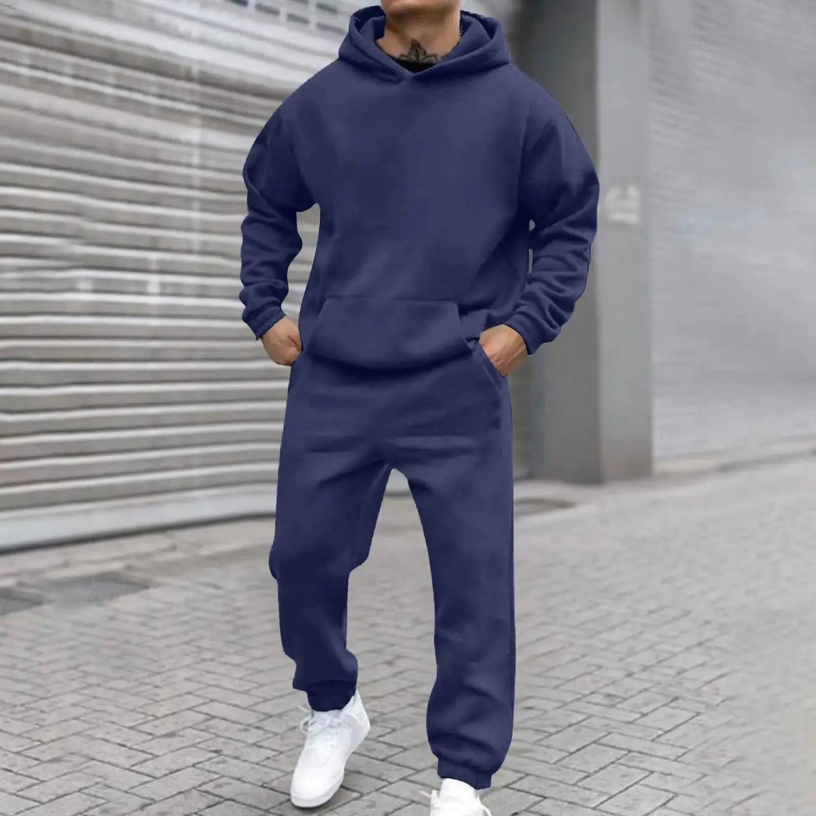 Comfort Unleashed Men's Leisure Suit in various sizes, designed for all body types.