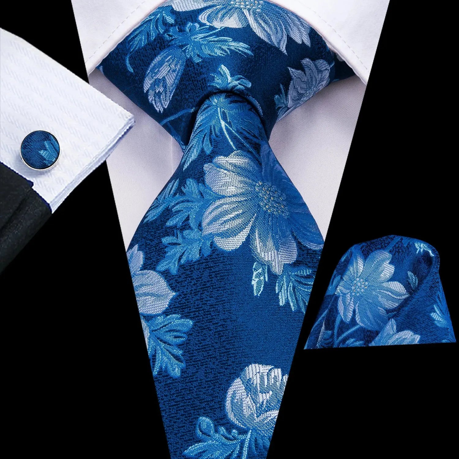 Luxurious paisley tie set featuring vibrant colors for holiday events.